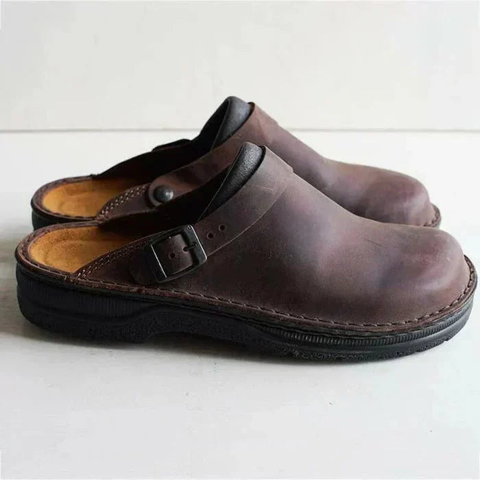 Women's Leather Slip-On Comfort Shoes