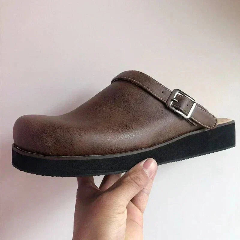 Women's Leather Slip-On Comfort Shoes