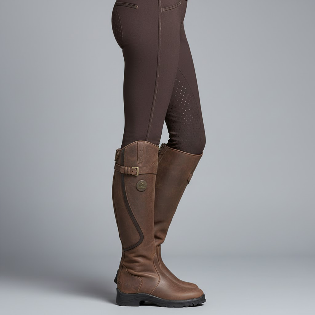 Women's Leather Riding Boots