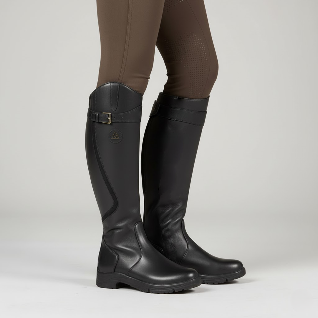 Women's Leather Riding Boots