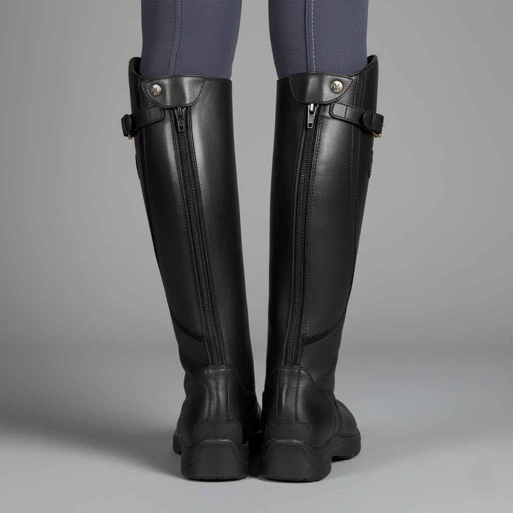 Women's Leather Riding Boots