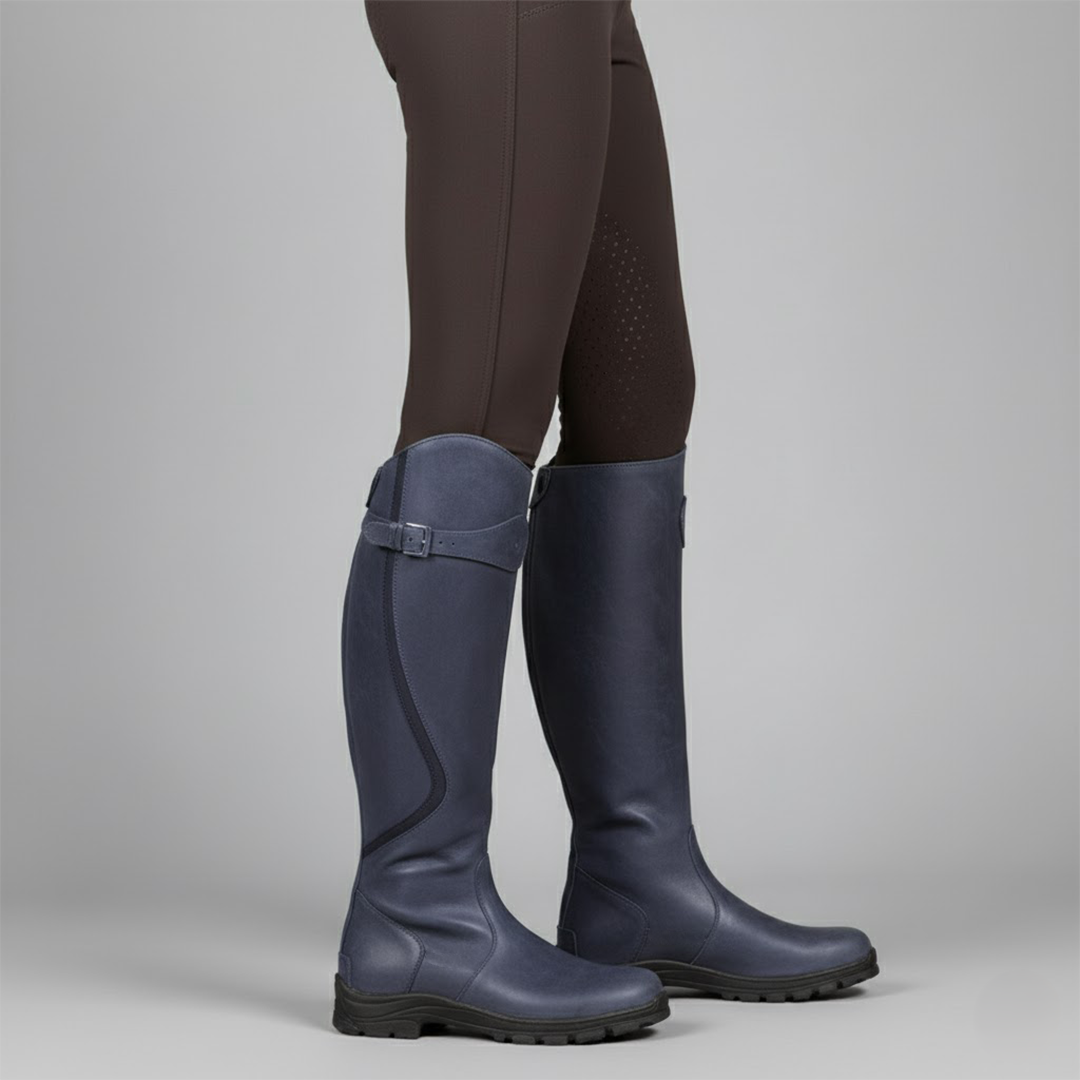 Women's Leather Riding Boots